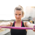 Fitnessband Test, auch Theraband oder Rubber Band