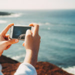 Handyfoto am Strand
