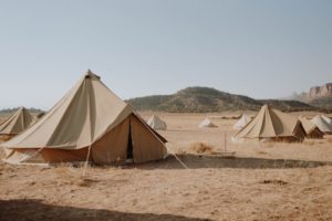 Sahara Zelte test