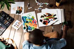 Acrylbilder kreative Ideen