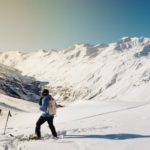 Sicherheit beim Skifahren trotz Anhalten auf der Piste