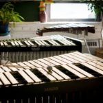 Mehrere Vibraphone ausgestellt