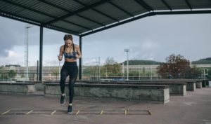 Training mit der Koordinationsleiter