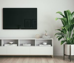 49 Zoll Fernseher mit Wandbefestigung