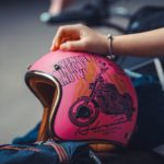 Ein Motorradhelm für Kinder
