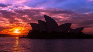 Das berühmte Opernhaus von Sydney