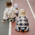 Longboards mit Kindern