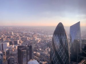 Eine der größten Sehenswuerdigkeiten Londons ist die Skyline.