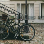 Fahrrad draußen abstellen. Nicht überall ist das erlaubt!