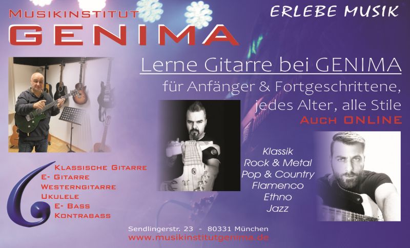 Musikinstitut Genima Plakat